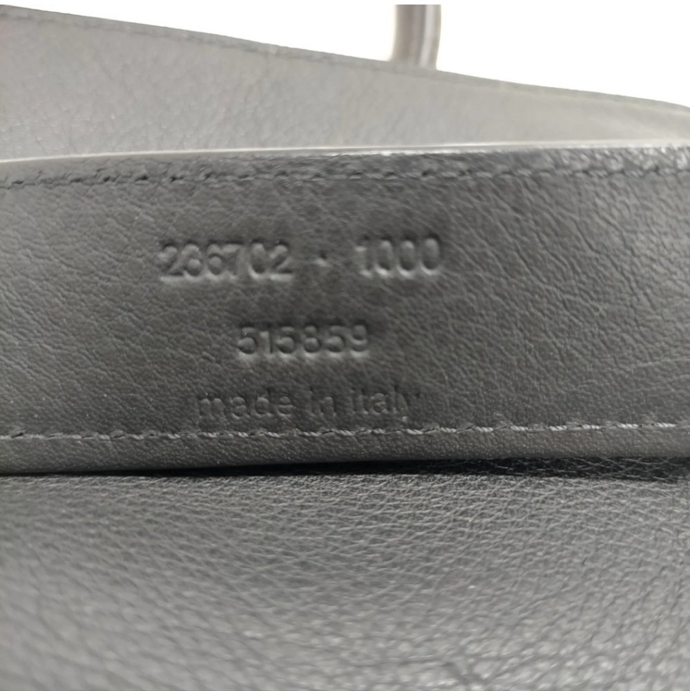 Balenciaga Tote Bag The Paper Black Leather - Picture 8 of 8